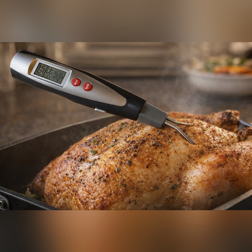 Cuisinart Digital Temperature Fork with Black Handle